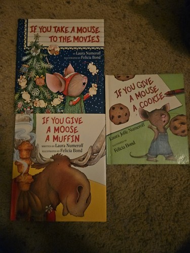 Lot mouse cookie - cookie, books